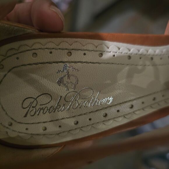 Brioks Brothers Womens Genuine Leathe High Heels Open Toe Size 7 - Picture 11 of 11